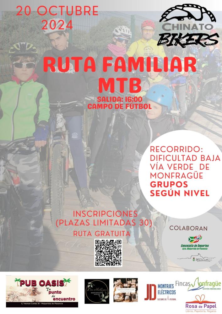 Imagen RUTA FAMILIAR EN BICICLETA DOMINGO 20 OCTUBRE