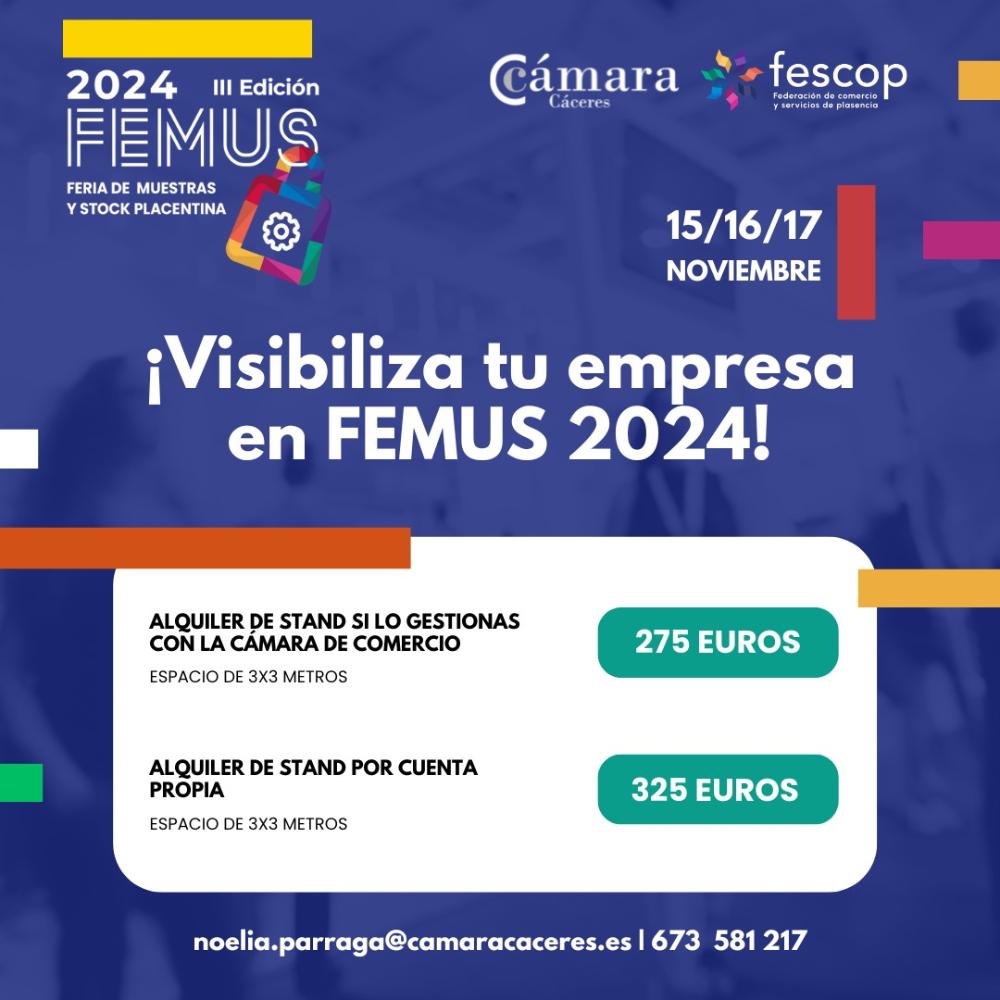 Imagen VISIBILIZA TU EMPRESA EN FEMUS 2024