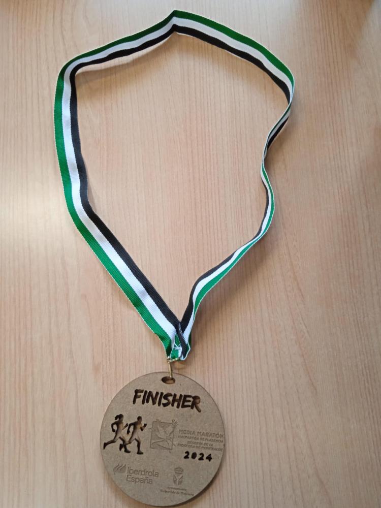 Imagen MEDALLAS FINISHER MEDIA MARATÓN MALPARTIDA DE PLASENCIA - RESERVA DE LA BIOSFERA DE MONFRAGÜE