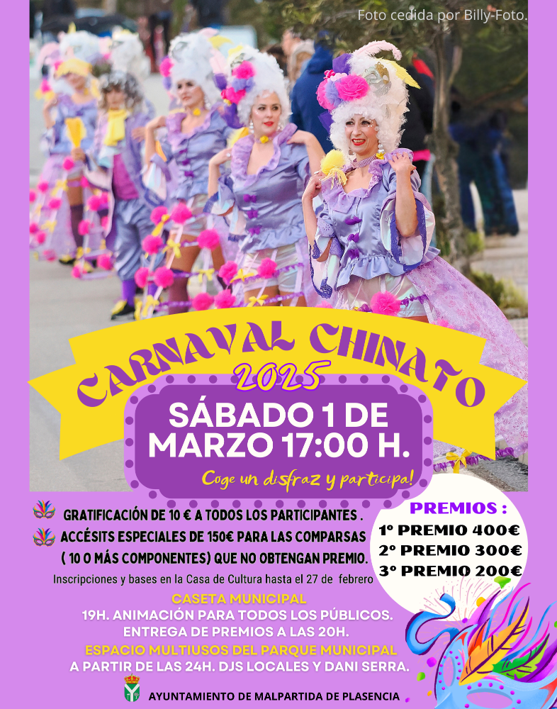 Imagen CARNAVAL CHINATO 2025