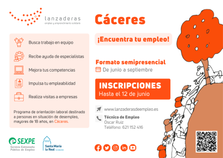 Imagen Nuevas Lanzaderas de Empleo en Cáceres