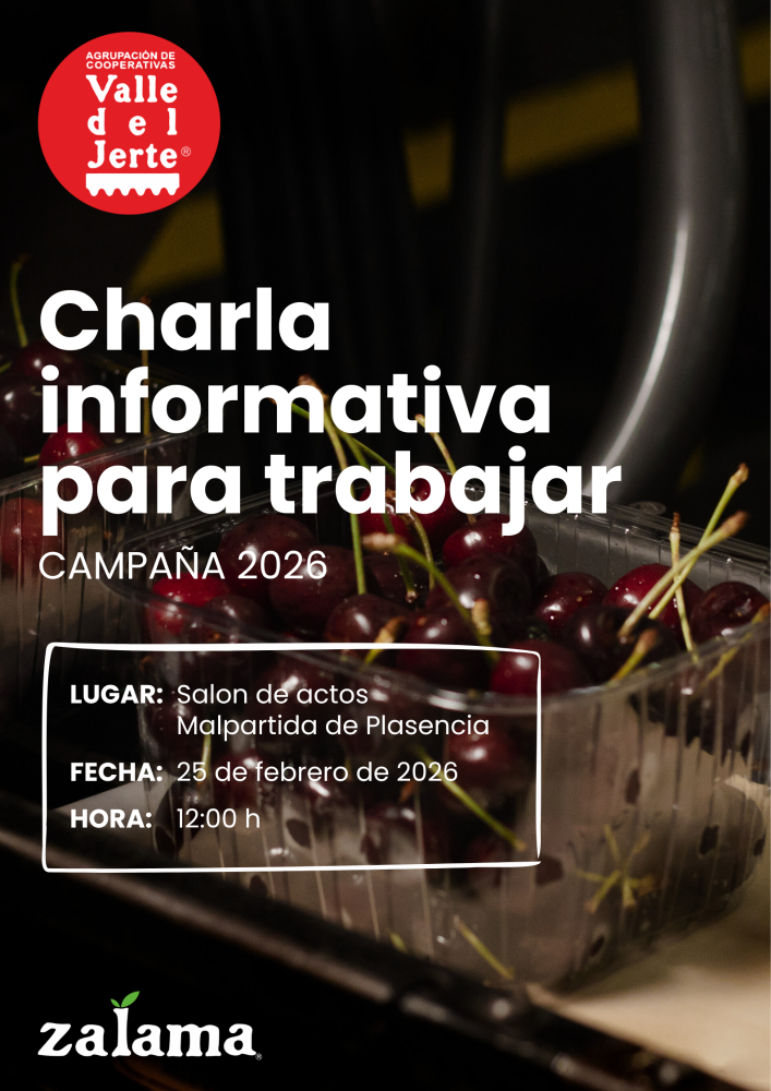 Imagen CHARLA INFORMATIVA PARA TRABAJAR CAMPAÑA 2026 