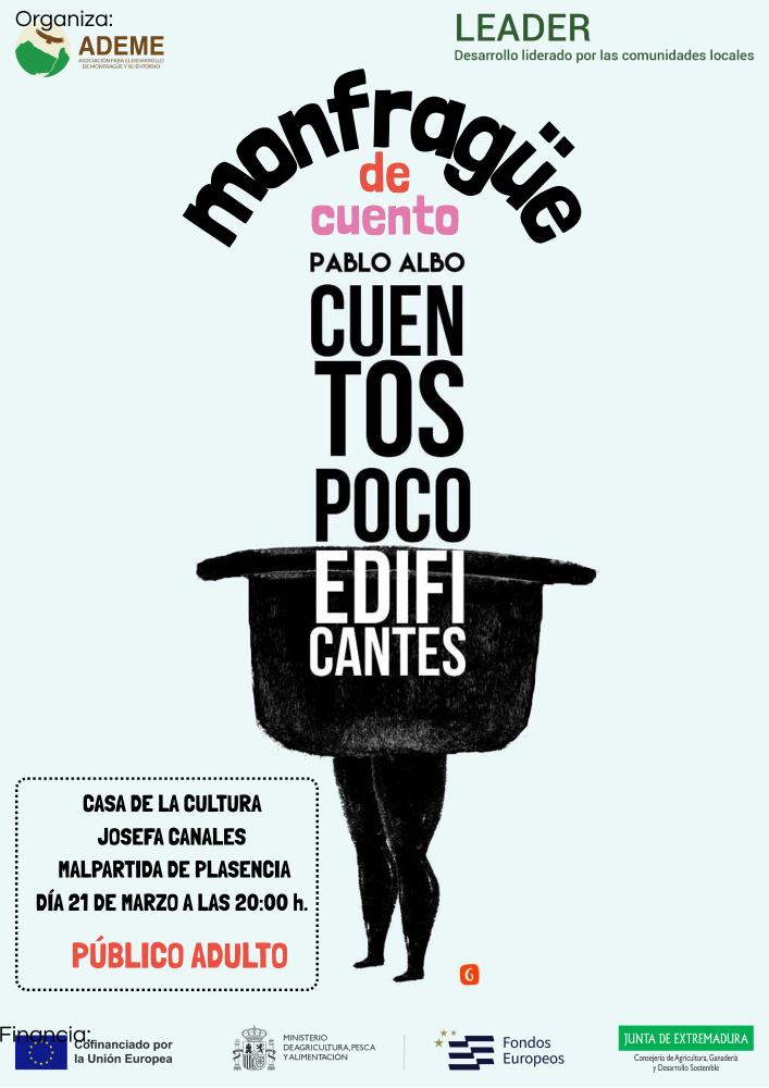 Imagen ESPECTÁCULO DE NARRACIÓN ORAL PARA PÚBLICO ADULTO 