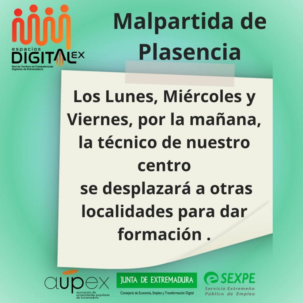 Imagen HORARIO ESPACIOS DIGITALEX