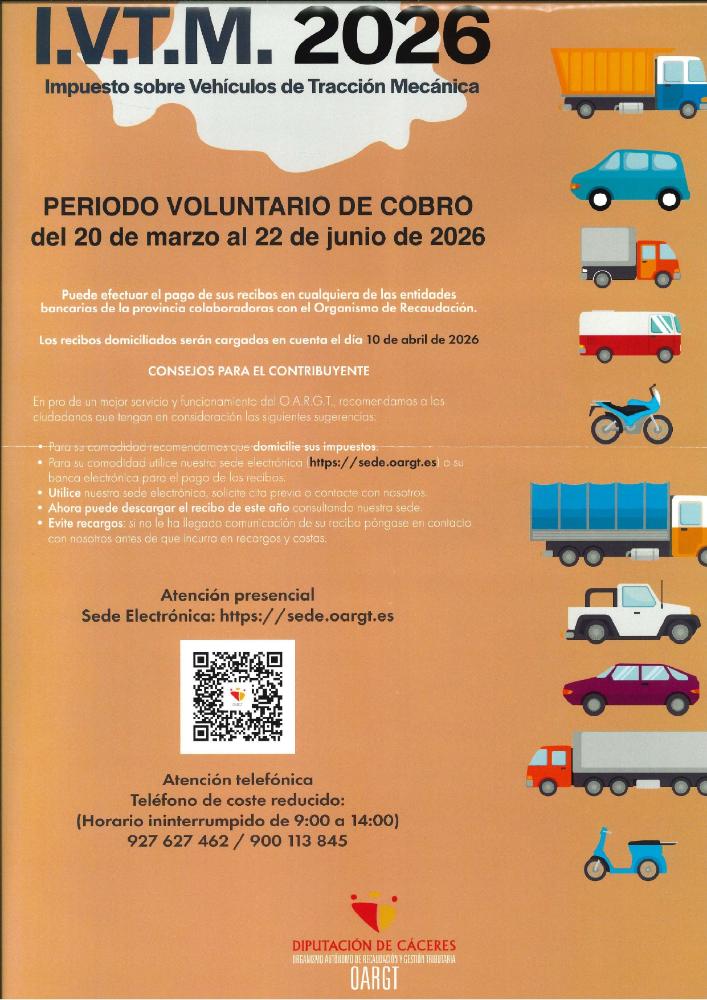 Imagen PERIODO VOLUNTARIO DE COBRO RECIBOS I.V.T.M.