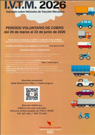Imagen PERIODO VOLUNTARIO DE COBRO RECIBOS I.V.T.M.