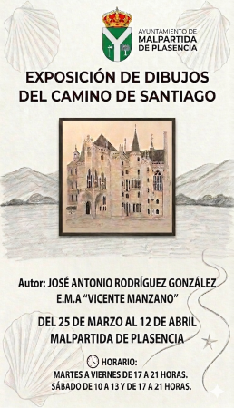 Imagen EXPOSICIÓN DE DIBUJOS DEL CAMINO DE SANTIAGO