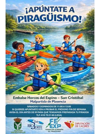 Imagen Actividad de piragüismo en el embalse de San Cristóbal