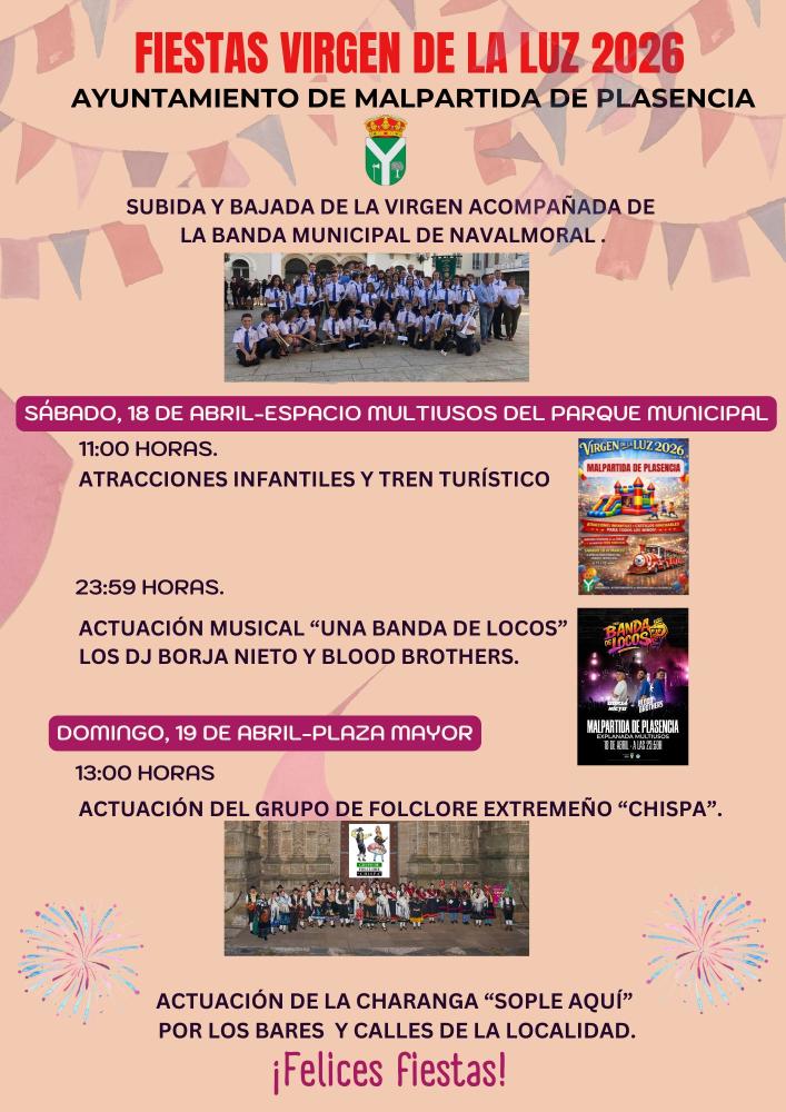 Imagen FIESTAS VIRGEN DE LA LUZ 2026