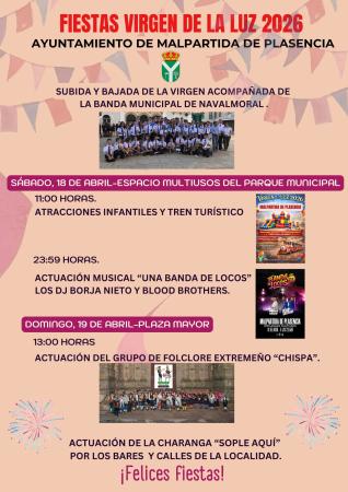 Imagen FIESTAS VIRGEN DE LA LUZ 2026